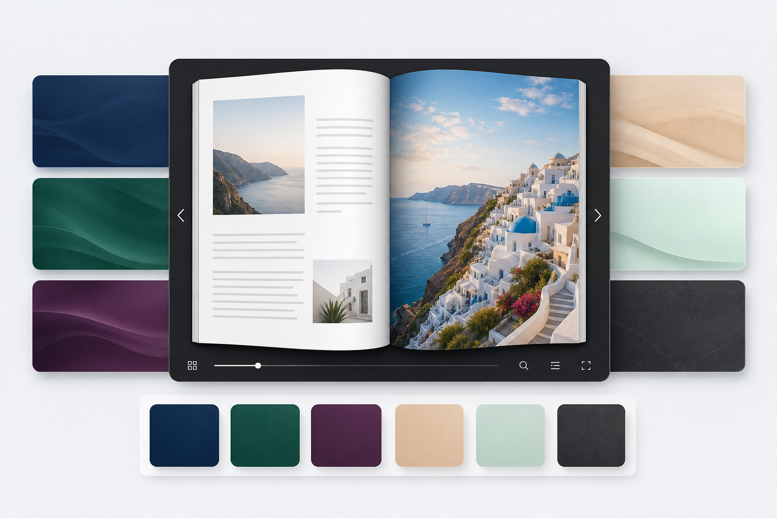 How to use flipbook themes